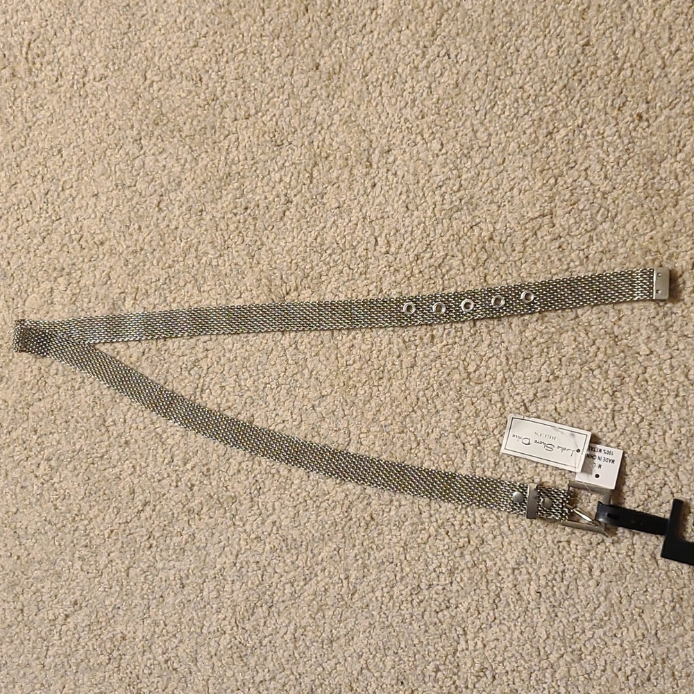 NWT Silver Lake Shore Metal Belt